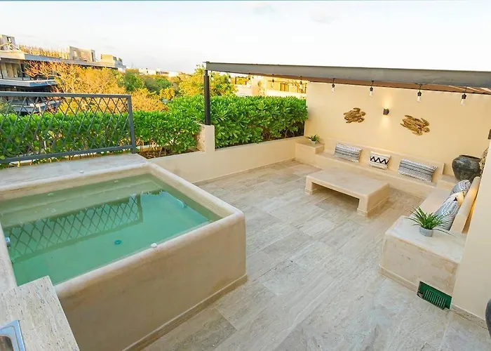 Paramar Ve Ph203 Fancy & Majestic Penthouse In Tulum 3 Br