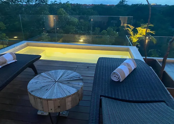 Kataleya Tulum By Zaazil - New Luxury Penthouse Up To 10 People, 3-Level, 3240 Sqft , Private Pool, Terrace And Roof Top In Luum Zama In The Jungle