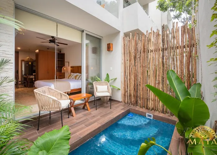 Nhoa 108B Lux 1Br Condo Plunge Pool In Aldea Zama