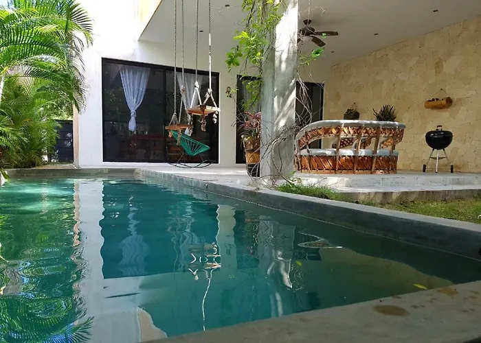 Relaxing Casa Tzalam 3Br Surrounded By Nature By Happy Address