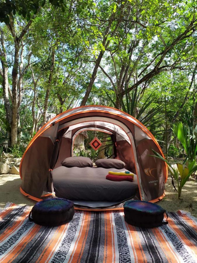 Cenote, Camping & Mas Aldea Maya Campo de lujo Tulum