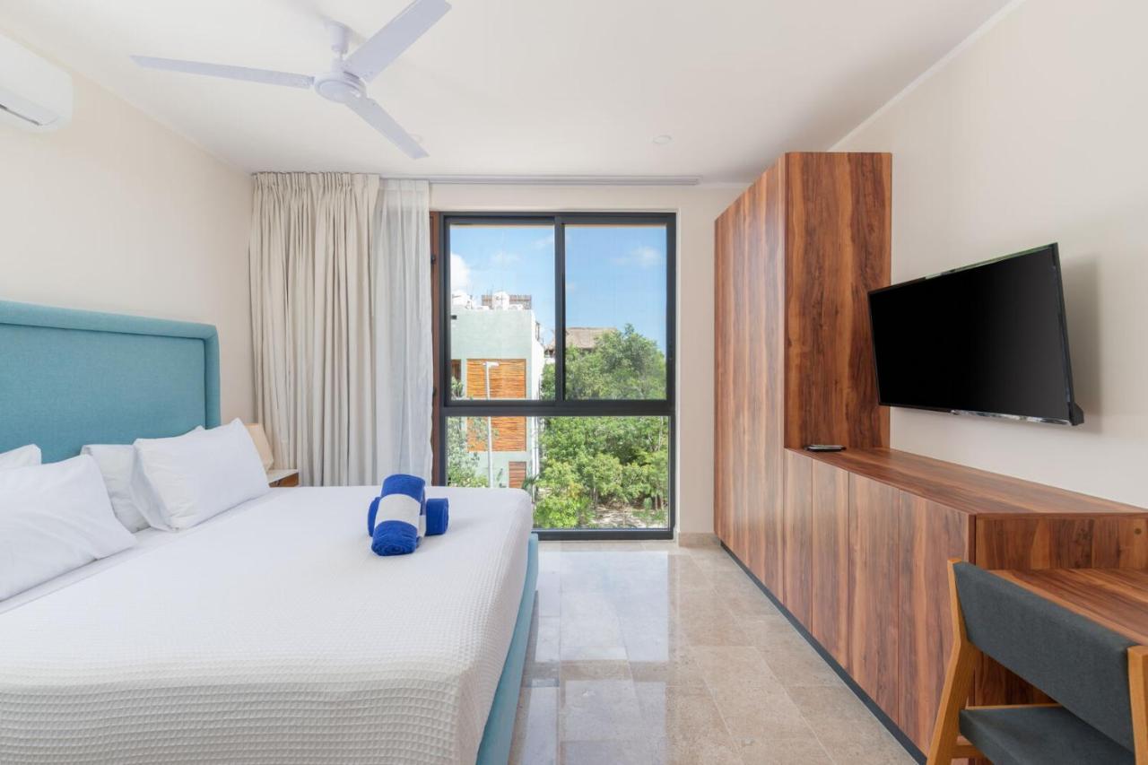 Apartamento Aldea Zama 2br With Rooftop Terrace And Pool Tulum