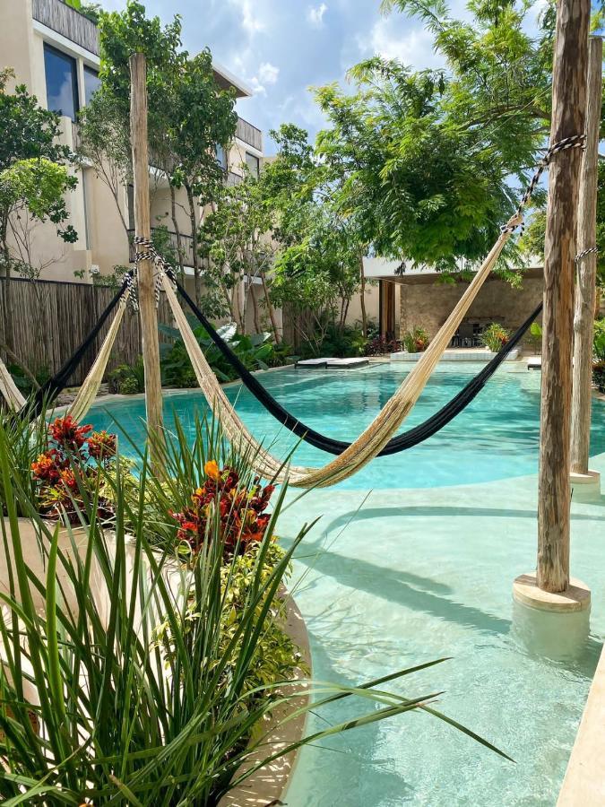 Luxury Jungle 2bd Condo, Fast Wifi, Private Pool * Tulum