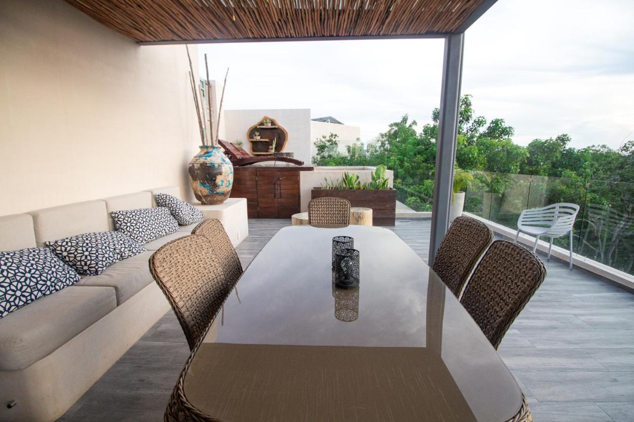 Kataleya By Zaazil - New Luxury Penthouse Up To 10 People, 3-level, 3240 Sqft , Private Pool, Terrace And Roof In Luum Zama In The Jungle Tulum