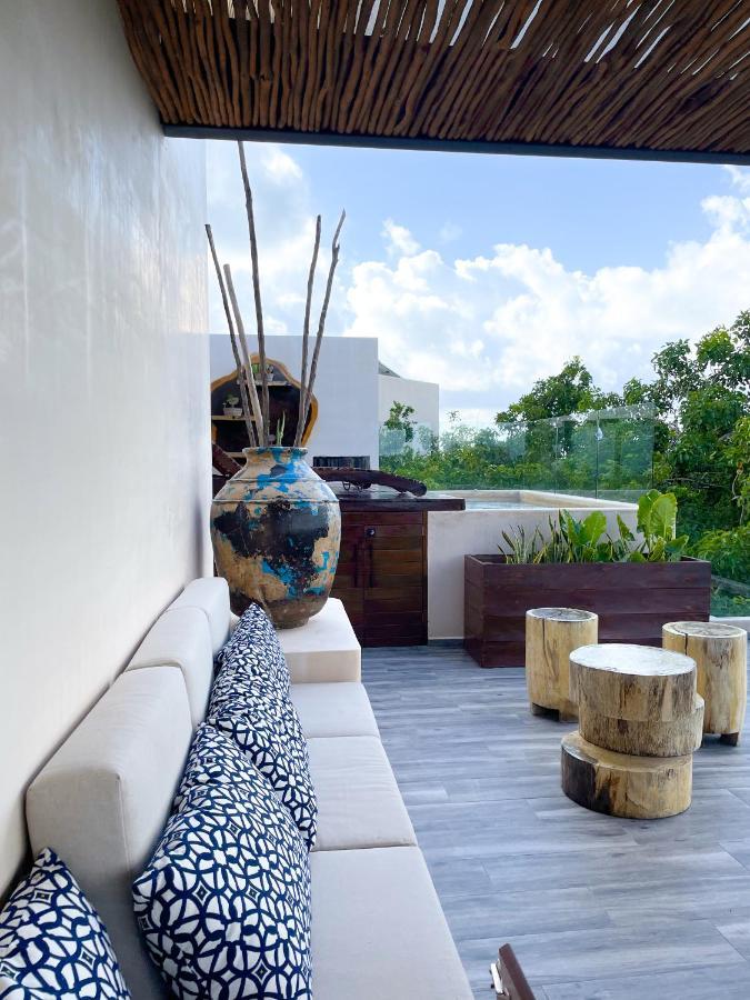 Kataleya By Zaazil - New Luxury Penthouse Up To 10 People, 3-level, 3240 Sqft , Private Pool, Terrace And Roof In Luum Zama In The Jungle Apartamento Tulum
