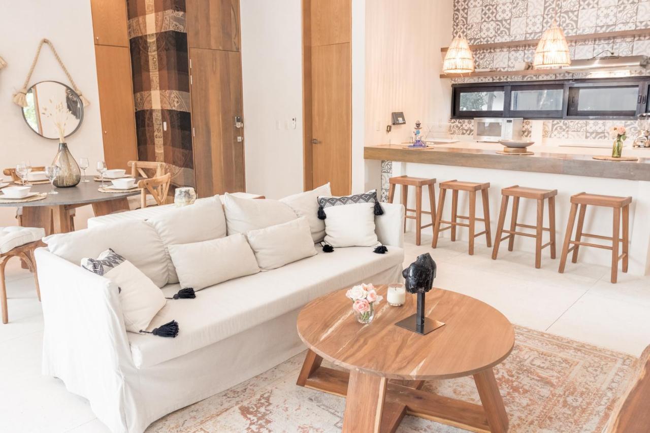 Apartment Lovely & Boho-style 2br Aldea Zama Insta-worthy Pool, Uncovered Patio & Terrace *