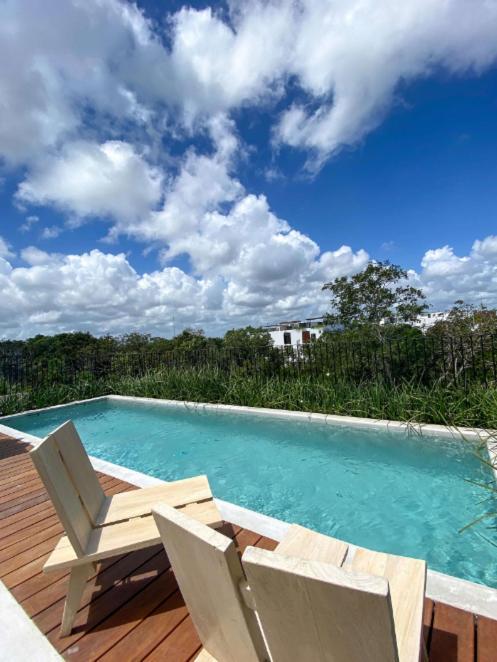 In Aldea Zama With Private Pool-transportation Included! Apartamento Tulum