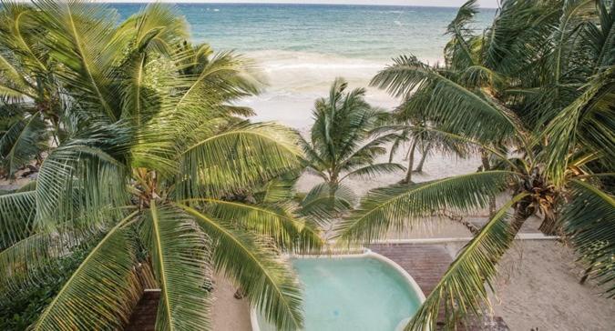 Beachfront In Beach- Location! Villa Tulum
