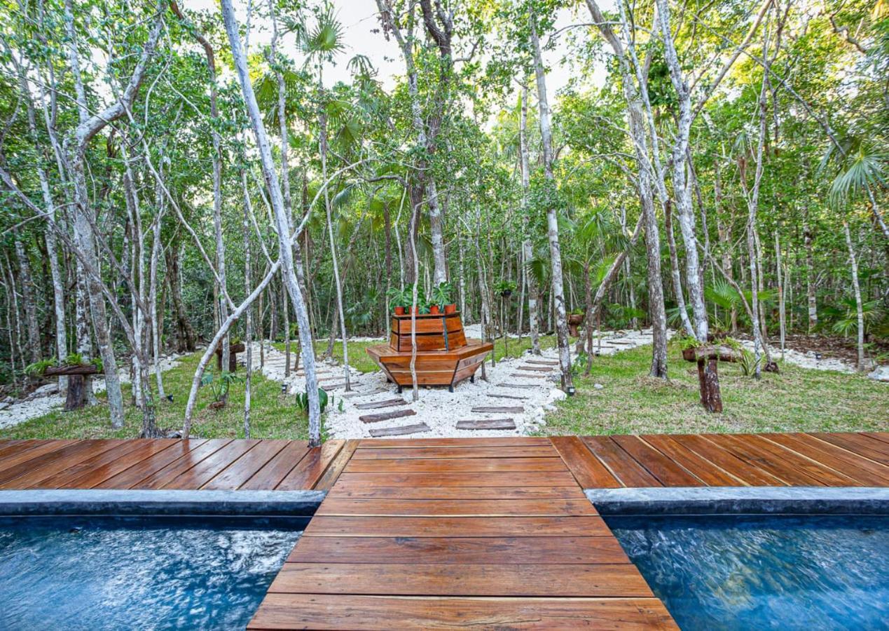 K NAJ- Tiny House con cenote natural privado. Villa *