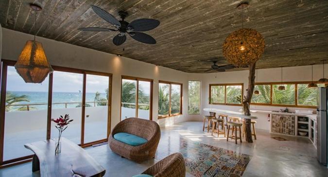 Beachfront In Beach- Location! Villa Tulum