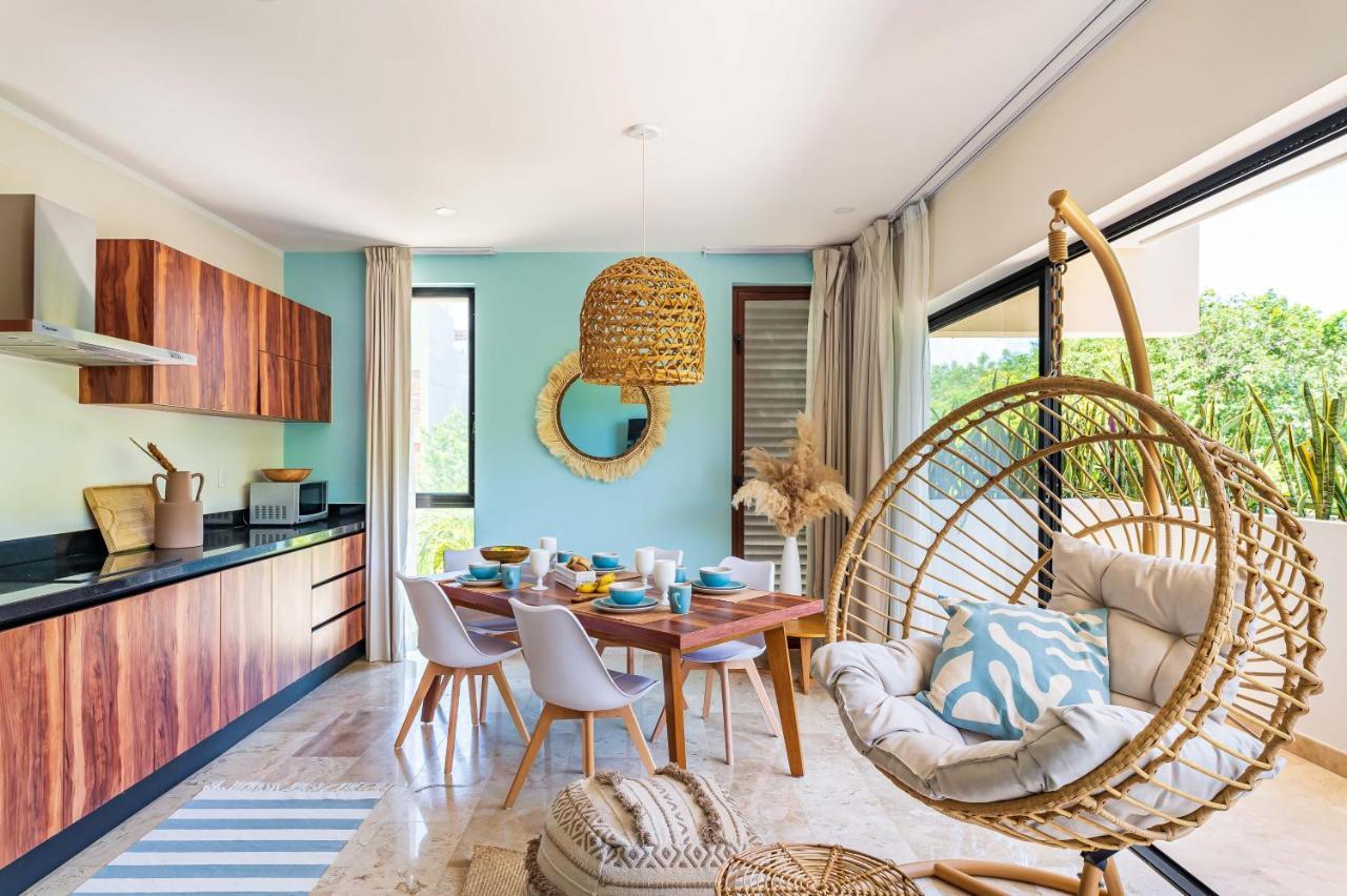 Promo 2br With Rooftop Pool, Gym And Free Bikes Tulum