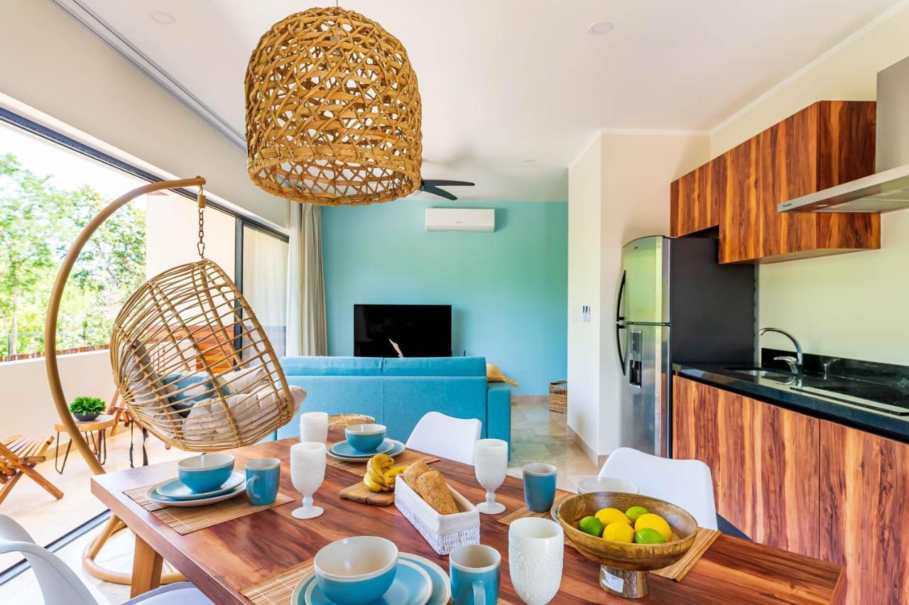 Promo 2br With Rooftop Pool, Gym And Free Bikes Apartamento Tulum