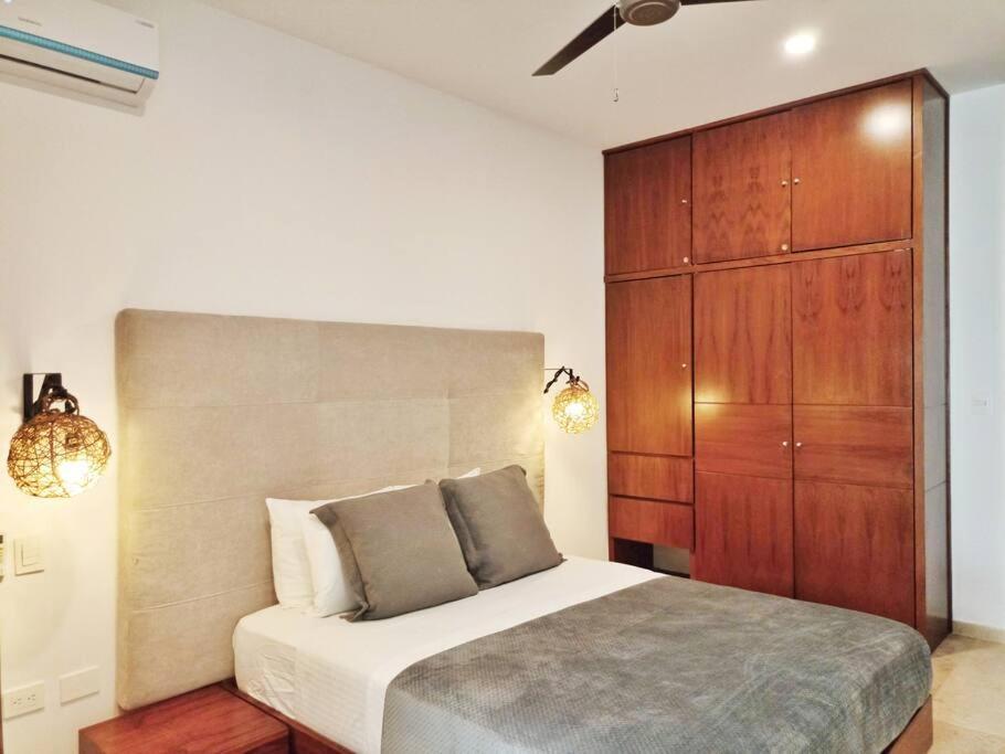 201 Amena Close To Sea Cozy 1br Apt 30mb Wifi & Gym Apartamento Tulum