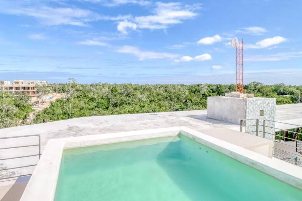 308 Amena Modern Penthouse W/gym And Private Pool&rooftop Apartamento Tulum