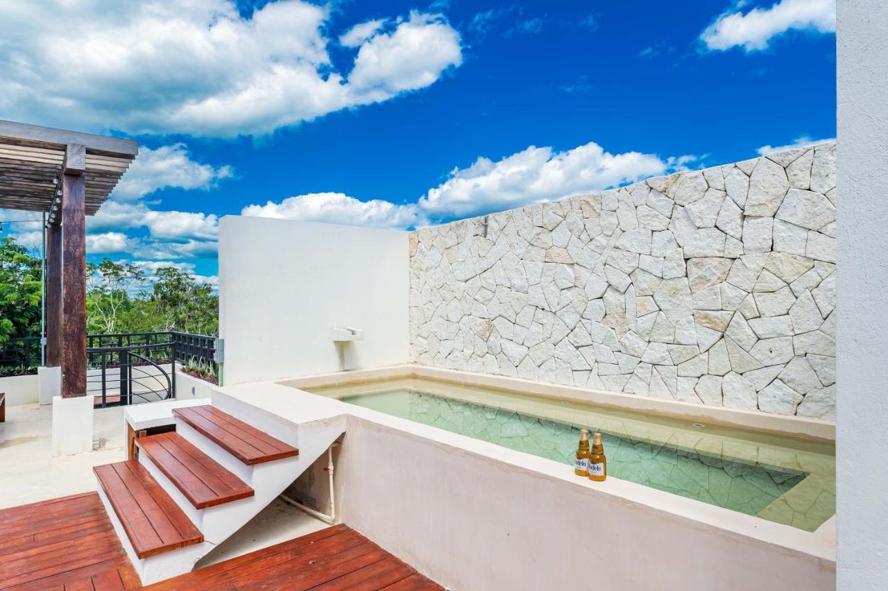 2br Luxury Penthouse With Heated Jacuzzi Rooftop Pool - Amar 203 Apartamento Tulum