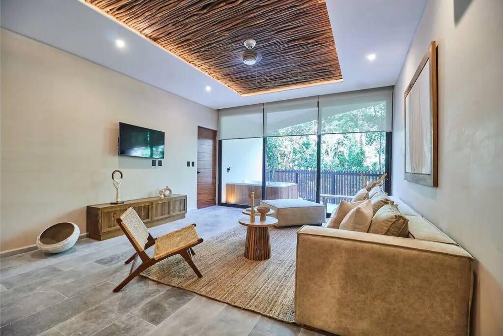 Kataleya By Zaazil - Spectacular In The Jungle, Up To 9 People , With Hot Tub And In Luum Zama Apartamento