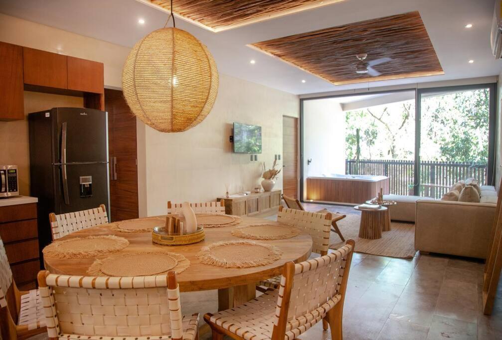 Kataleya By Zaazil - Spectacular In The Jungle, Up To 9 People , With Hot Tub And In Luum Zama Apartamento Tulum