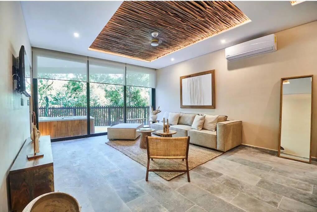 Apartamento Kataleya By Zaazil - Spectacular In The Jungle, Up To 9 People , With Hot Tub And In Luum Zama Tulum