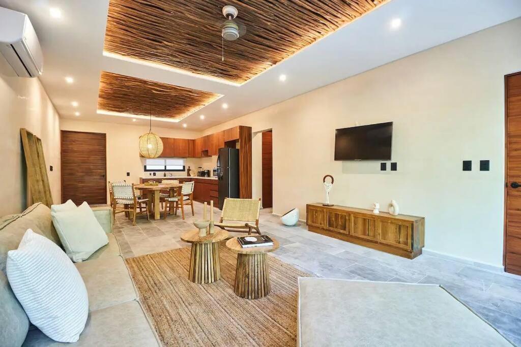 Kataleya By Zaazil - Spectacular In The Jungle, Up To 9 People , With Hot Tub And In Luum Zama Apartamento Tulum