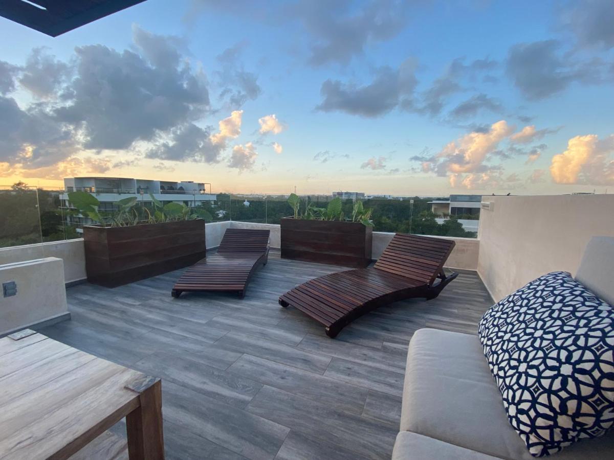 Kataleya By Zaazil - Amazing Penthouse Aptartment , Up To 16 People, Private Pool, Terrace , Roof And Hot Tub In Luum Zama In The Jungle Apartamento Tulum