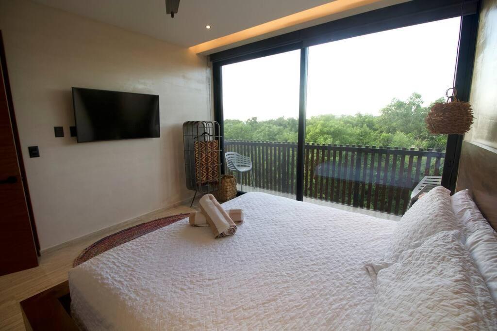 Kataleya By Zaazil - Stylish & Luxury Penthouse & , Up To 16 People, Private Pool, Private Hot Tub, Terrace And Roof In Luum Zama In The Jungle Apartamento *