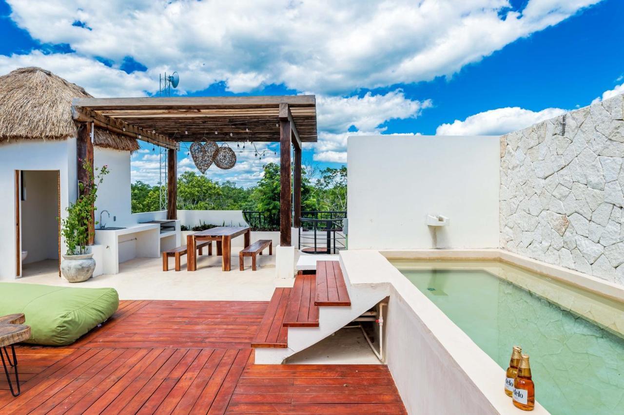 2br Luxury Penthouse With Heated Jacuzzi Rooftop Pool - Amar 203 * Tulum