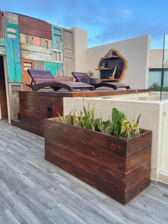 Apartamento Kataleya By Zaazil - Amazing Penthouse Aptartment , Up To 16 People, Private Pool, Terrace , Roof And Hot Tub In Luum Zama In The Jungle Tulum
