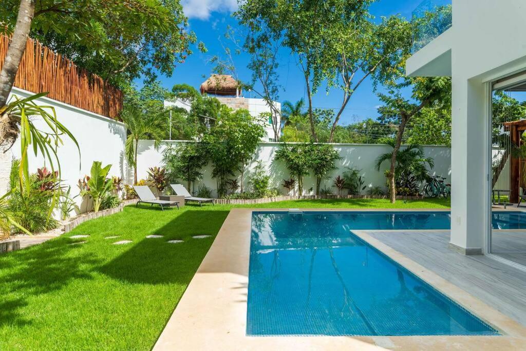 Luxury Private 3bed Villa, Garden, Pool,security Tulum
