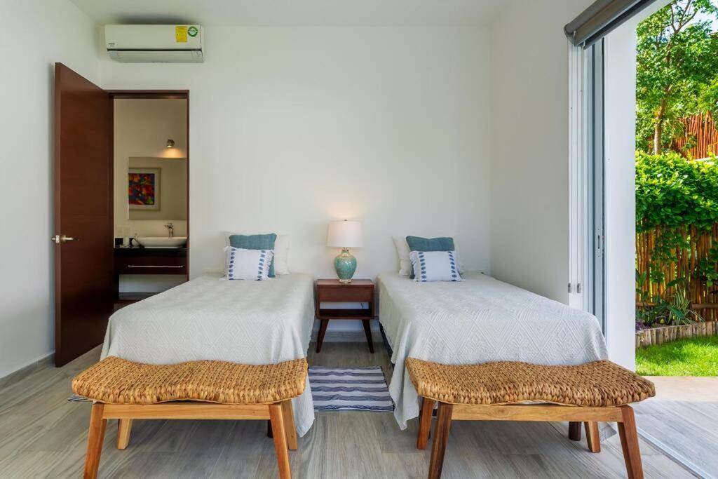 Luxury Private 3bed Villa, Garden, Pool,security Villa Tulum