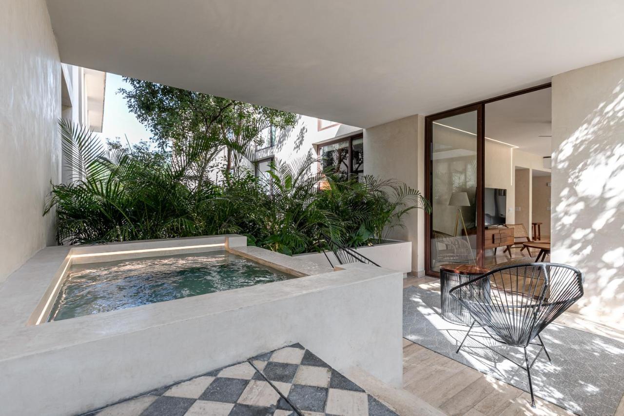 204 Hidden Gem In The Heart Of W/ Huge Private Terrace And Pool For 6 Pax Apartamento Tulum