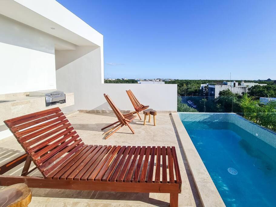 Sunrise Studio In Aldea Zama Apartamento *