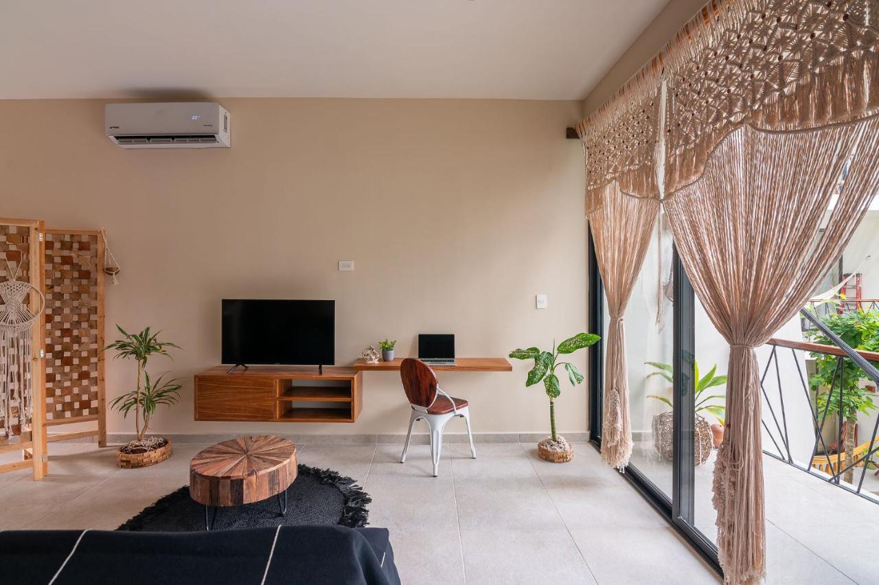 Beautiful Loft With Speed Wifi And Near From Beach Apartamento Tulum
