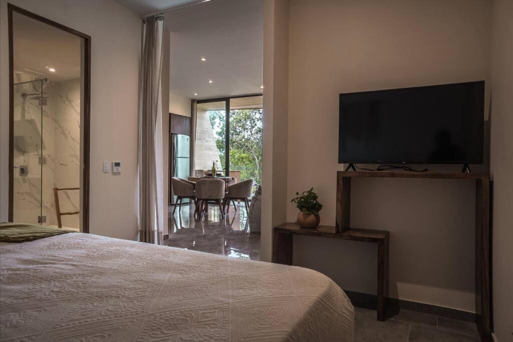 De Lujo, Alberca, Gym, Jacuzzi En Areas Comunes Apartamento Tulum