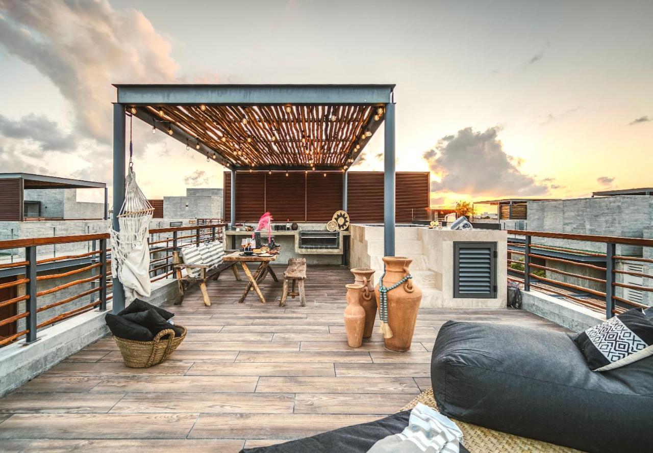 Luxury 2br Penthouse Private Pool Cenote Pensión Tulum