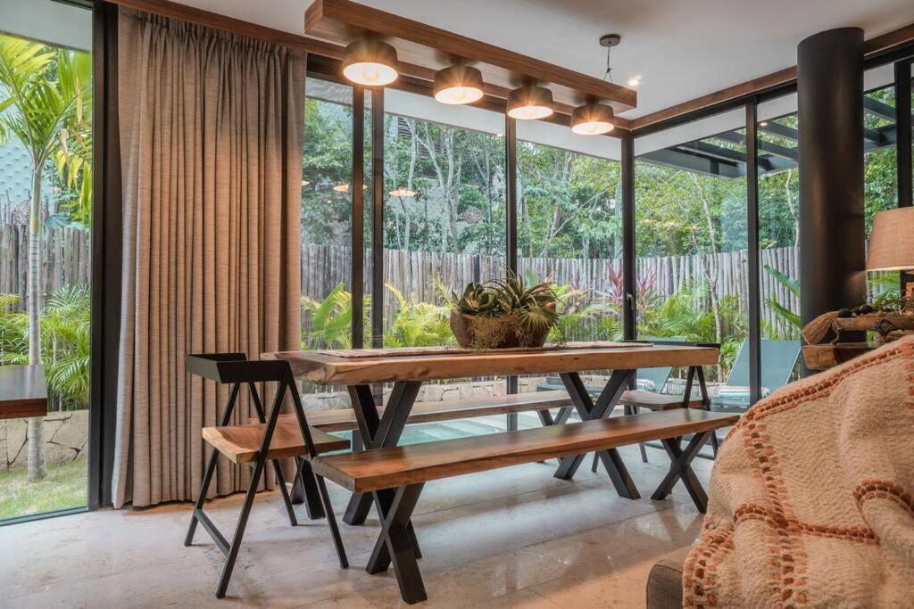 Apartamento Townhouse De Lujo En La Selva Con Alberca Privada Tulum