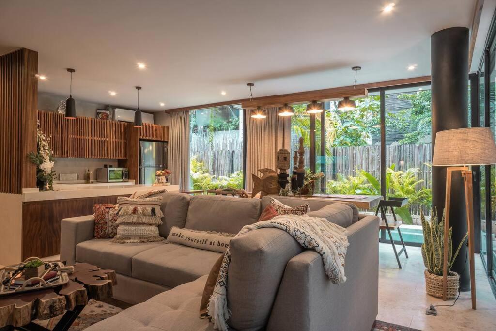 Apartamento Townhouse De Lujo En La Selva Con Alberca Privada