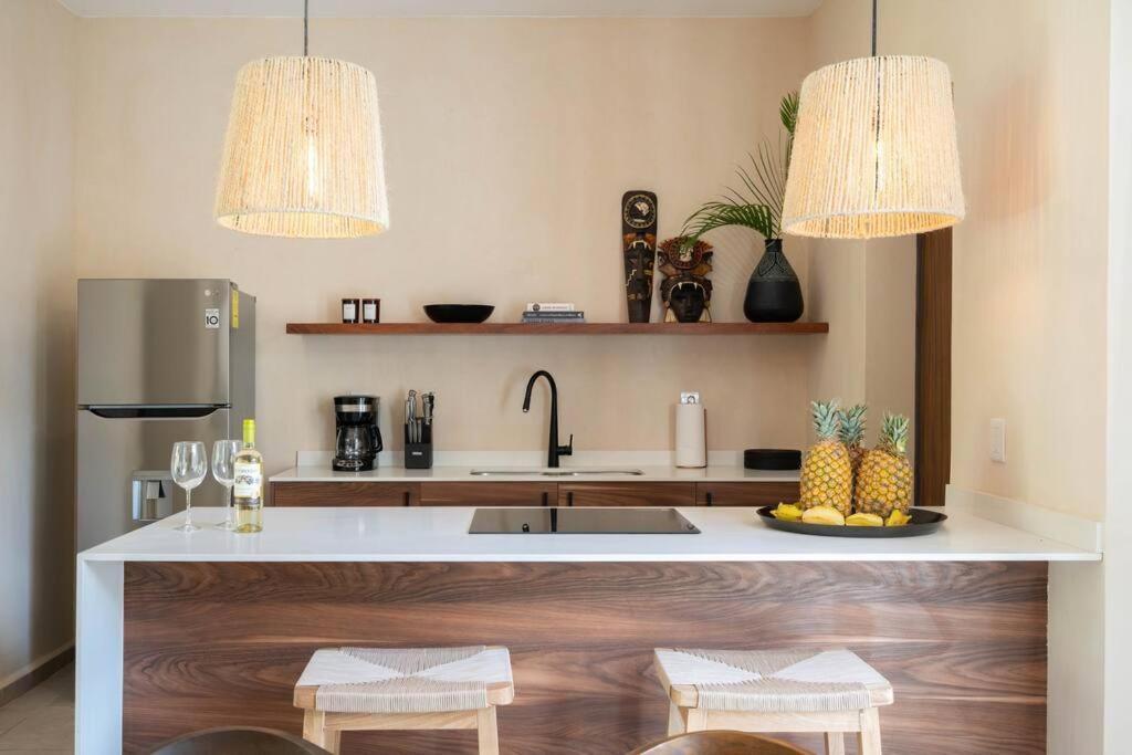 Apartamento Departamento Boho Chic, Alberca Privada , Centrico Tulum