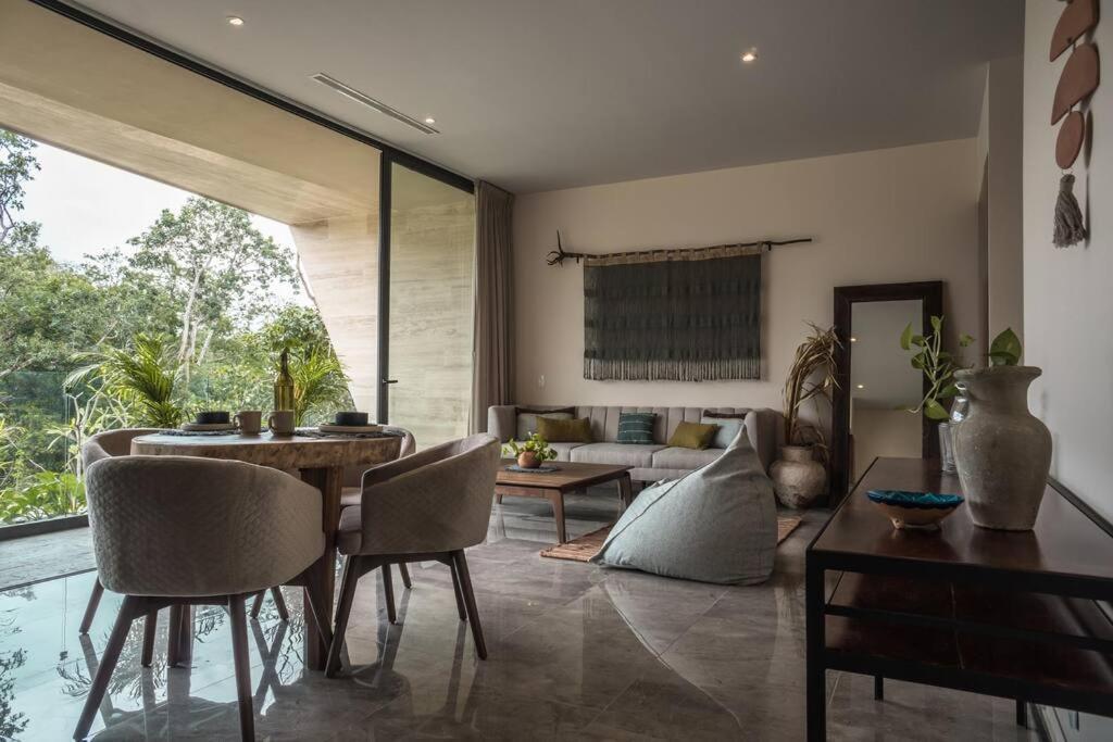 Apartamento De Lujo, Alberca, Gym, Jacuzzi En Areas Comunes Tulum