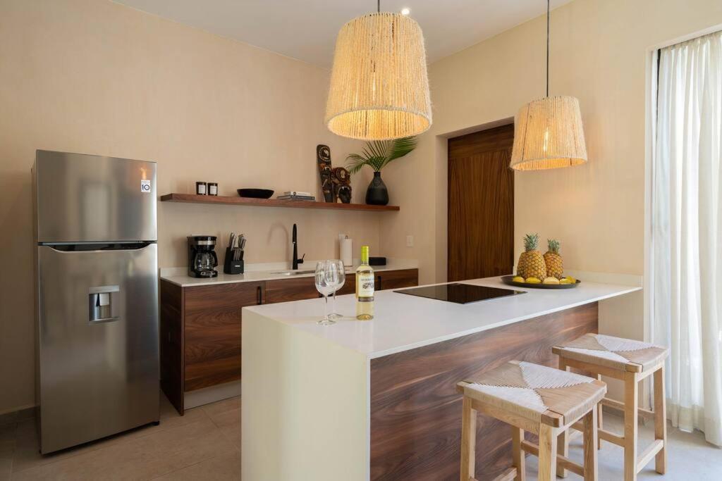 Departamento Boho Chic, Alberca Privada , Centrico Apartamento *