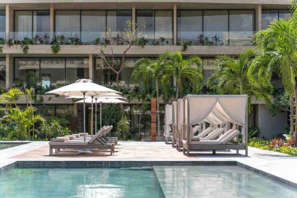Apartamento De Lujo, Alberca, Gym, Jacuzzi En Areas Comunes Tulum