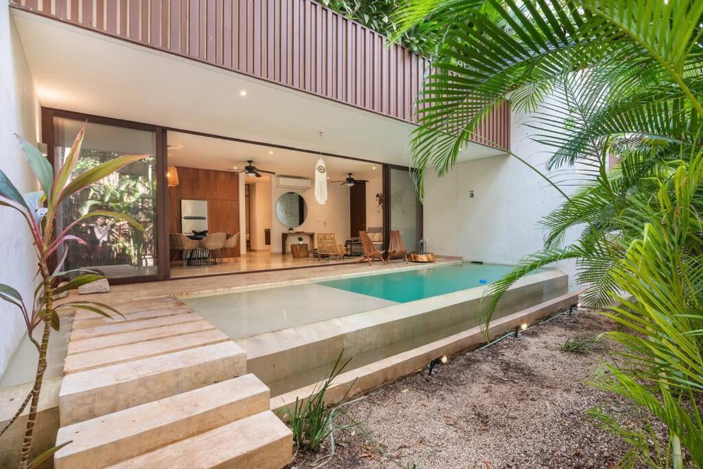 Bajocielo107 Lux 2br Priv Pool In Aldea Zama Apartment