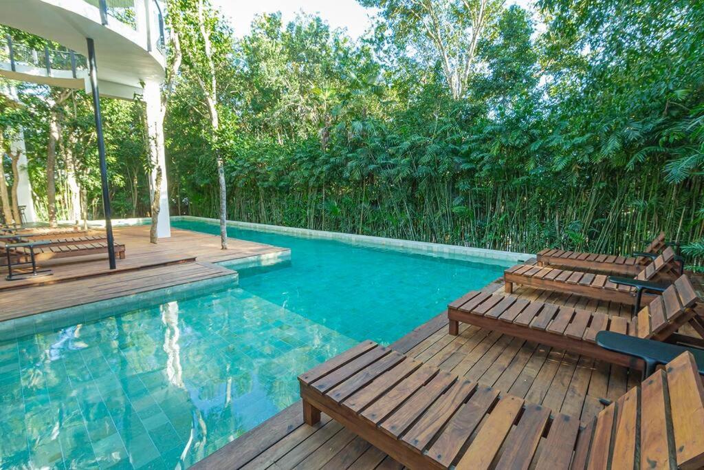 Magnificent House With Pool & Jungle View Tulum