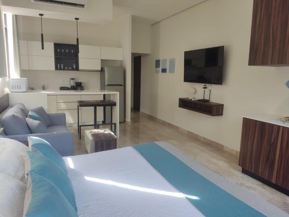 Apartamento Nuevo Estudio Con Terraza Totalmente Equipado Aldea Zama