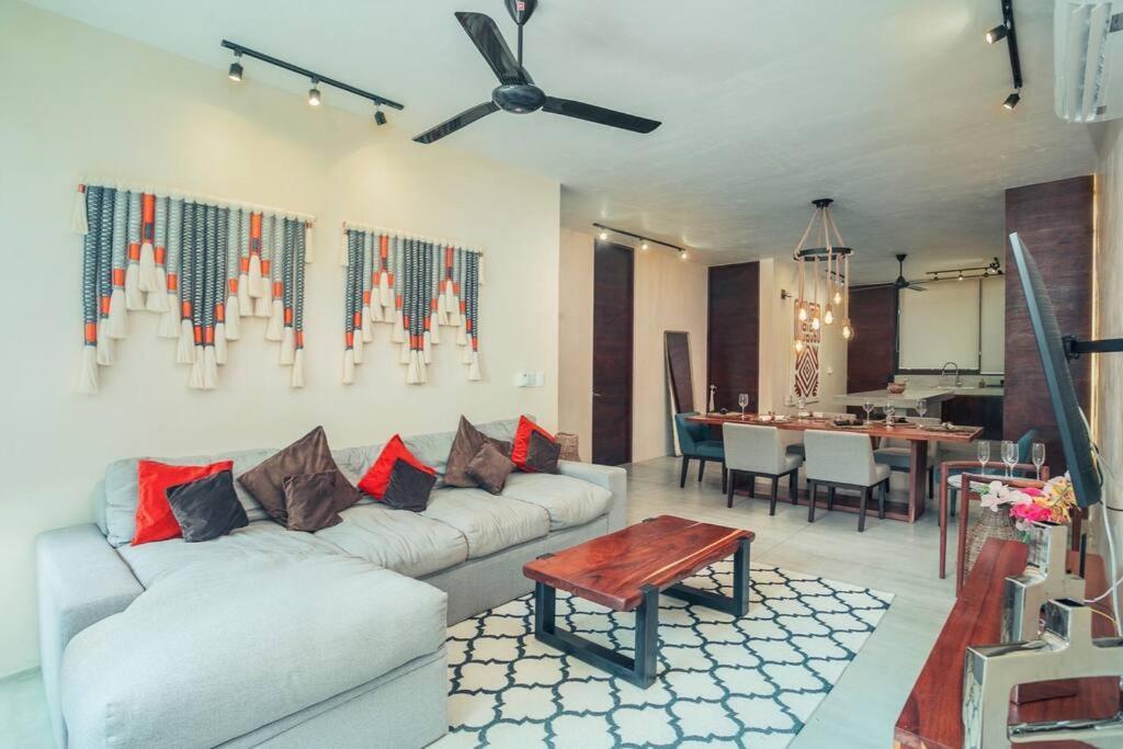 Apartamento Luxury 2 Bdr 2 Bth 2 Bikes Jacuzzi Fiboptic Wifi. Tulum