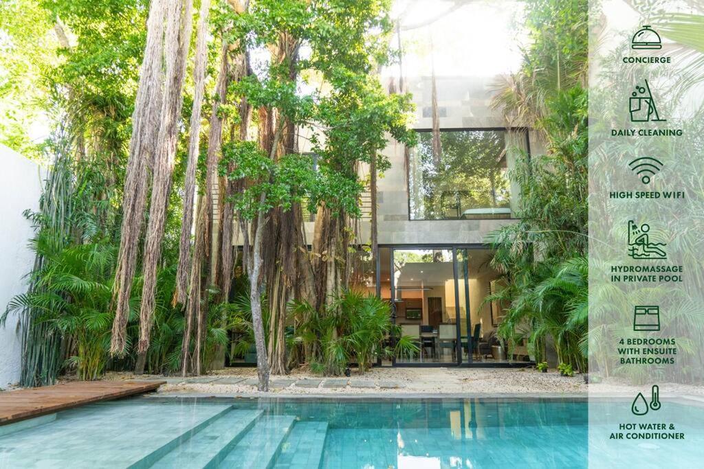Enjoy Nature At With 100 Year Old Tree, Private Pool & Concierge Service Villa Tulum