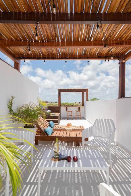 Sunsetviewph+privpool+near Beach&town+rooftop+50mb Tulum