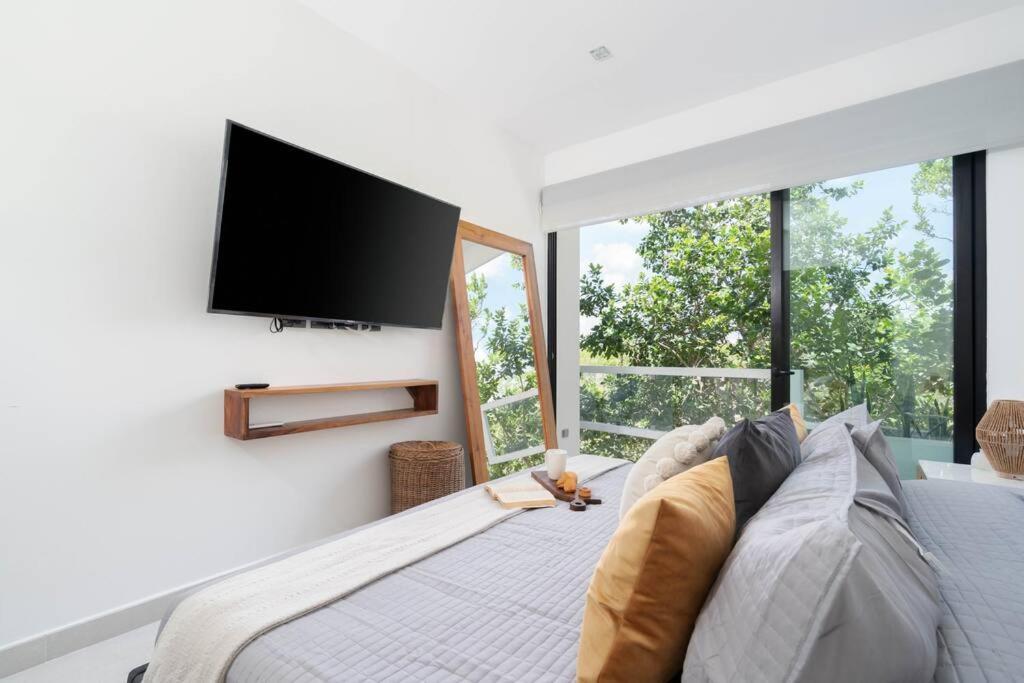 Apartamento Sunsetviewph+privpool+near Beach&town+rooftop+50mb Tulum