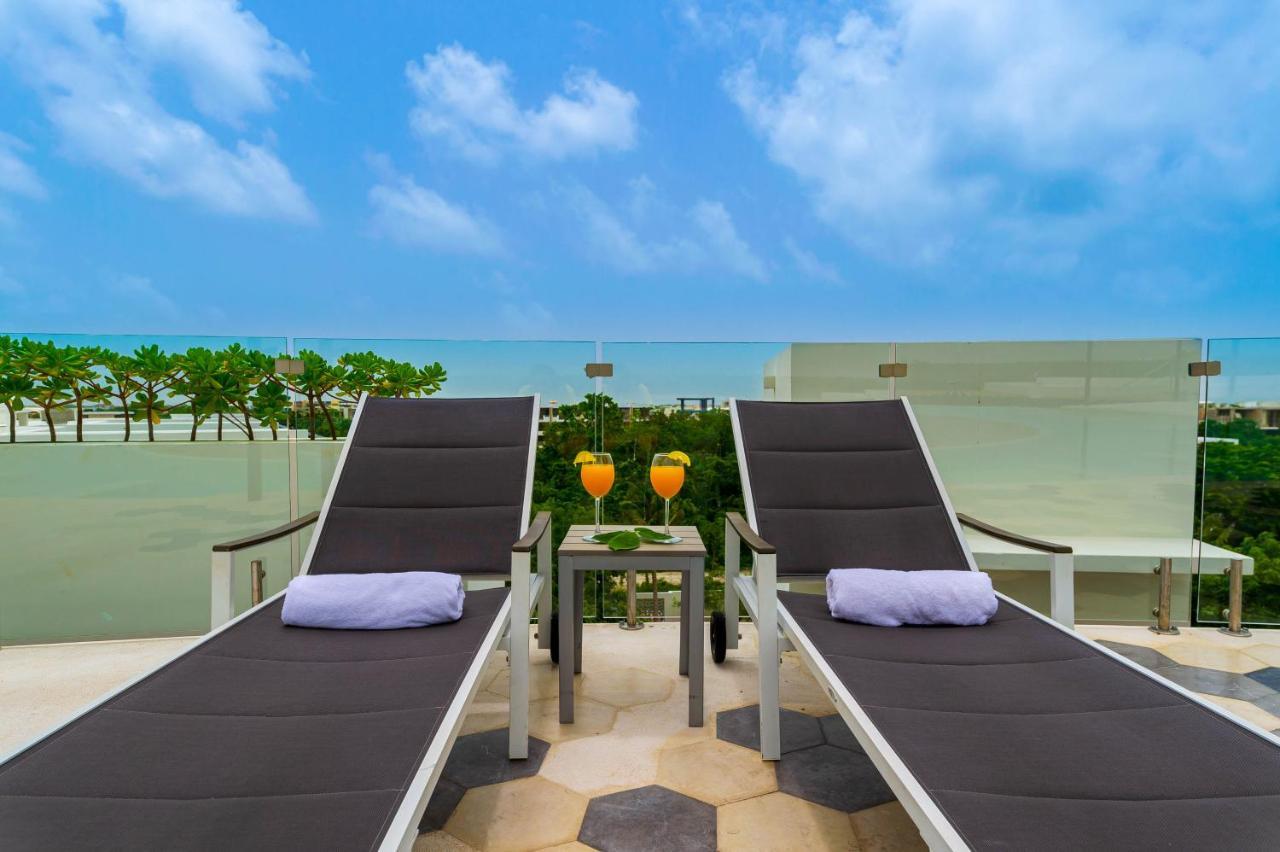 Gym-pool 360º-scooter-bicycle-breakfast-exclusive Benefits Services By Sandy Powerful Tulum