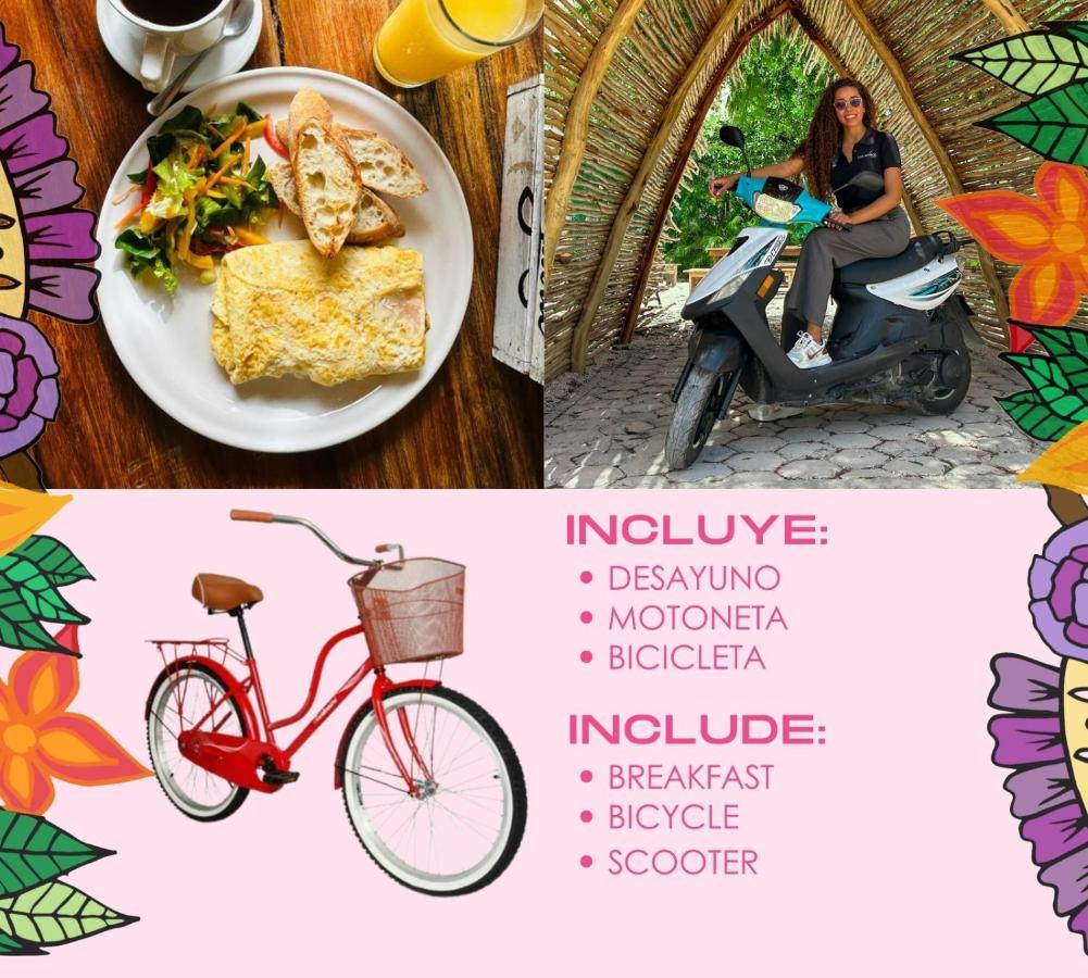 Apartamento Gym-pool 360º-scooter-bicycle-breakfast-exclusive Benefits Services By Sandy Powerful Tulum
