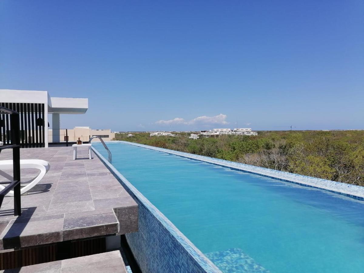 Modern With Infinity Pool Aldea Zama Apartamento *